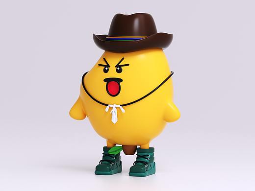 水果IP建模渲染作品