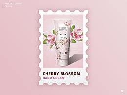 Packaging Design | Cherry Blossom Hand Cream