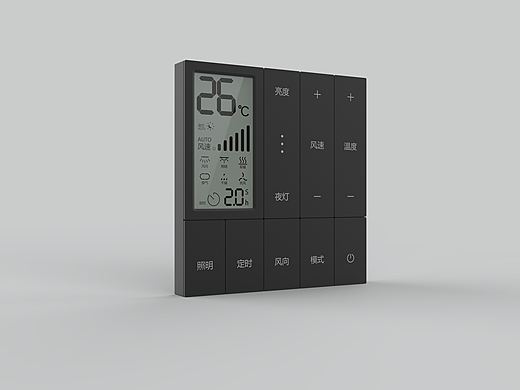 产品外观&结构设计*取暖器按键开关