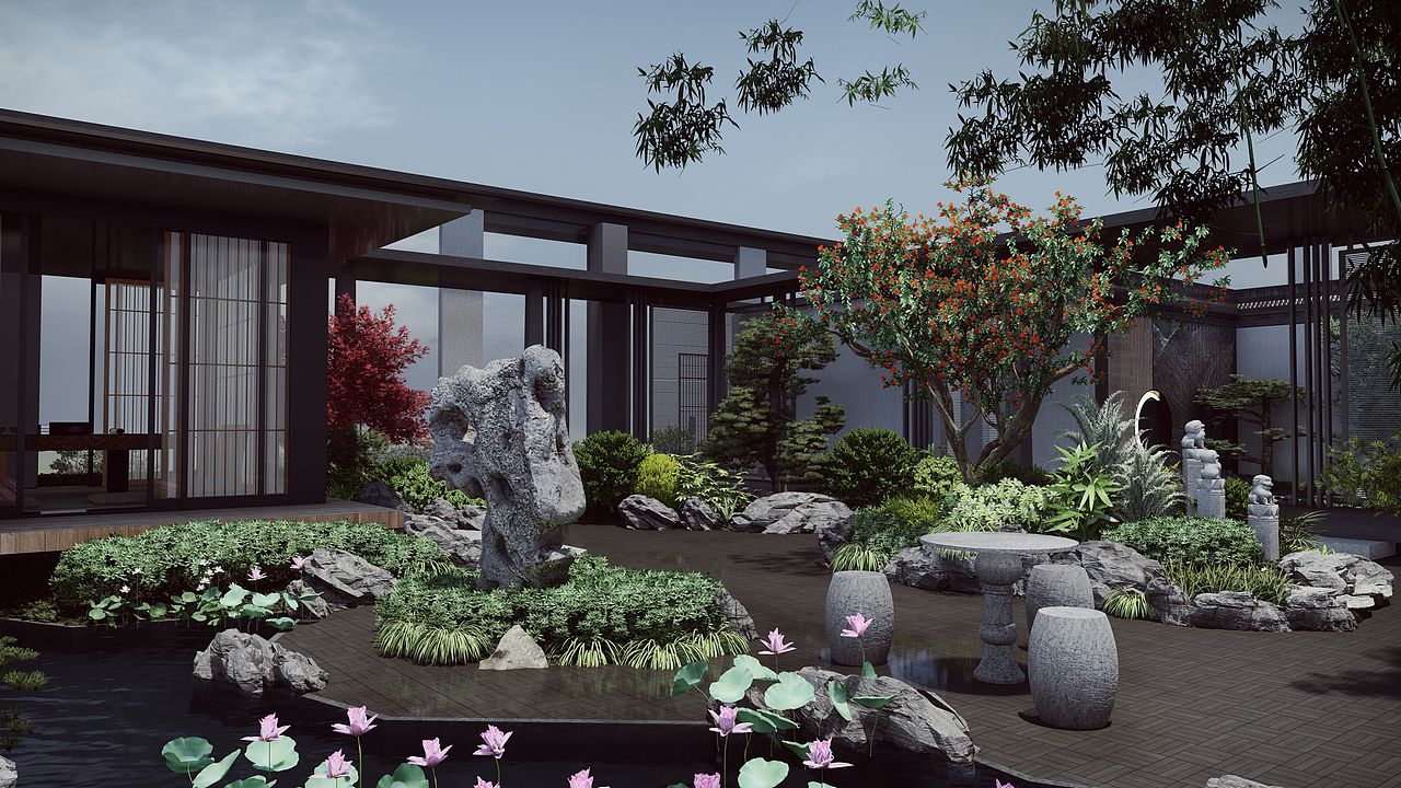 朋乐雅园（图ZMjc1ODgwODQw） - 景观设计 - 站酷设计师張子铭原创素材 - 站酷ZCOOL