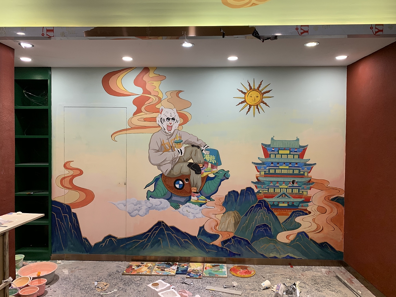 墙绘（图ZMjEyODA1NzEy） - 新锐潮流插画 - 站酷设计师wang仔原创素材 - 站酷ZCOOL