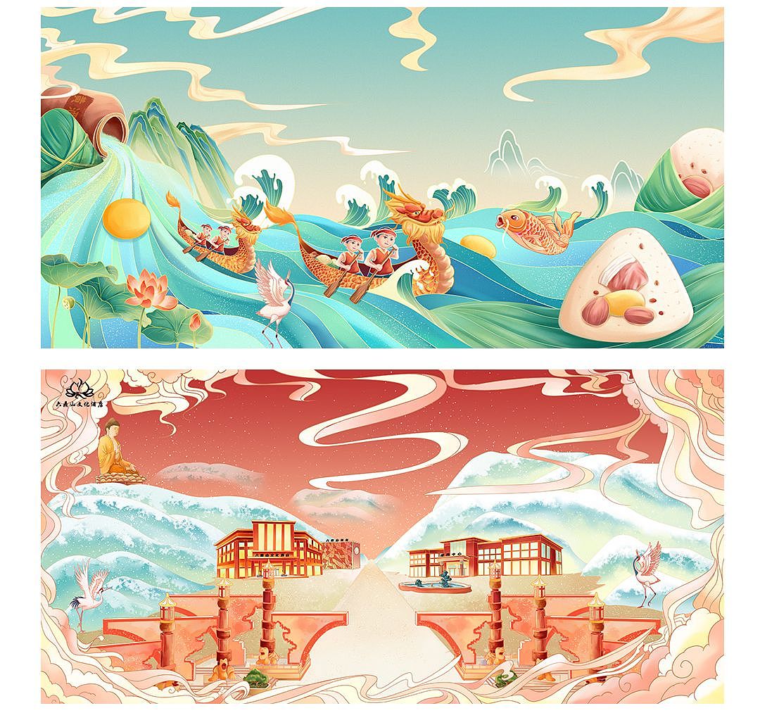 2022年度插画总结（图ZMzI2ODM1NTUy） - 商业插画 - 站酷设计师嘿我的绵原创素材 - 站酷ZCOOL