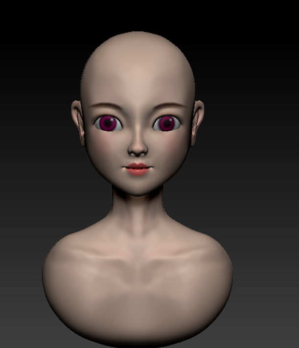 zbrush练习|三维|人物/生物|简单式离去_原创作品-站酷zcool