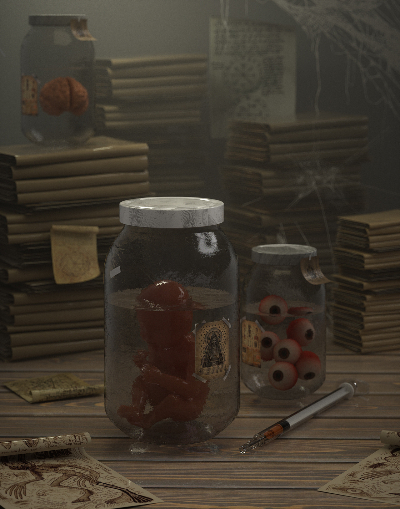 C4D个人练习作品合集（图ZMjIzNDU2OTEy） - 场景 - 站酷设计师有森a原创素材 - 站酷ZCOOL