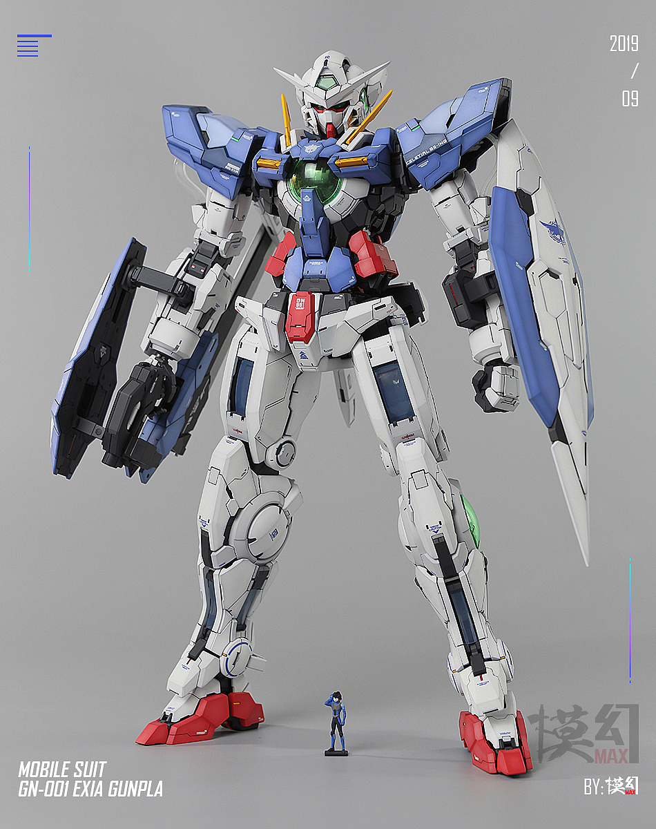[模幻max] pg gn001 exia能天使高达模型(max涂装)