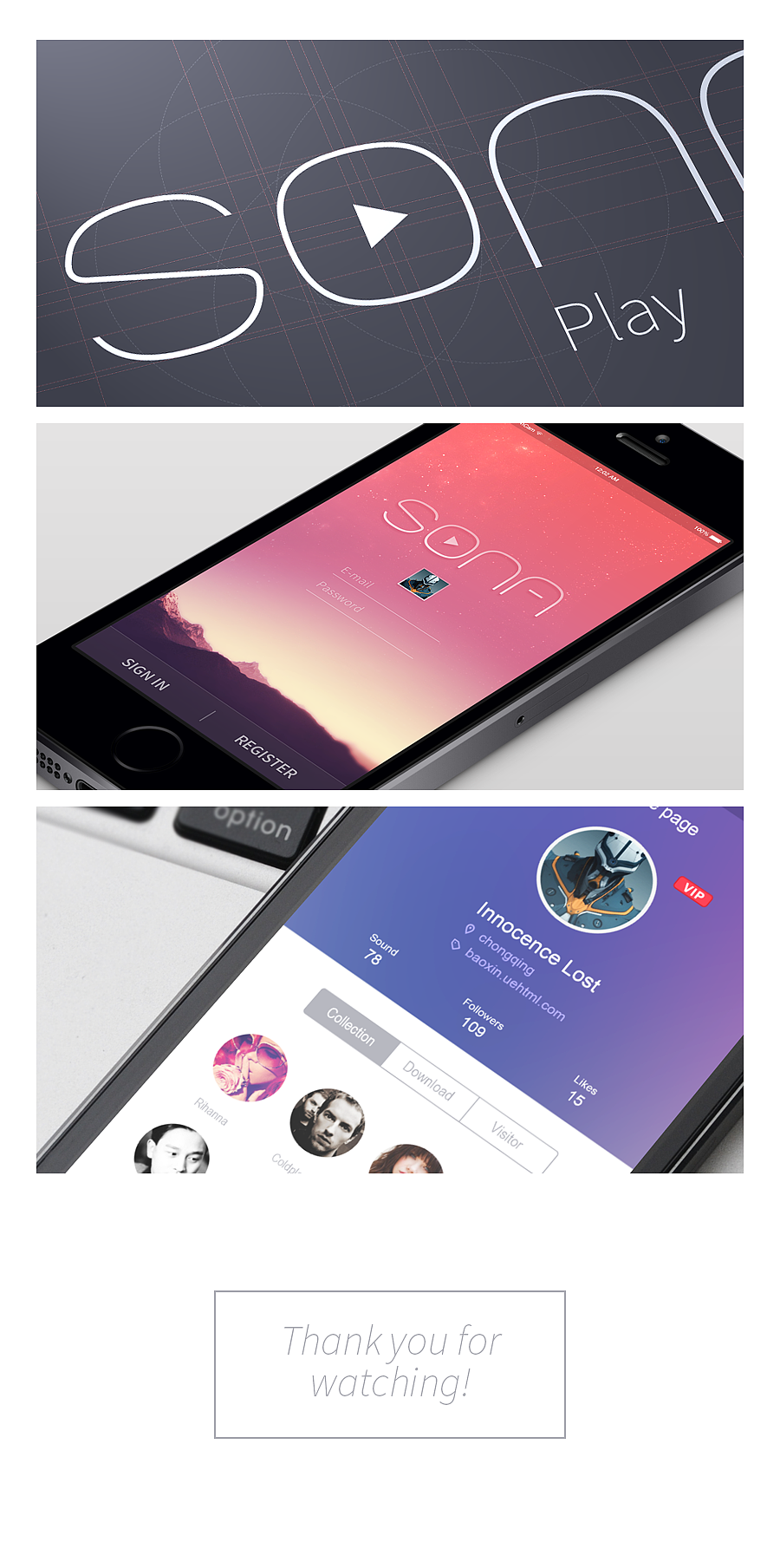 SonaPlay（图ZMjQwNDc2MjA=） - APP界面 - 站酷设计师PAPER_STARS原创素材 - 站酷ZCOOL