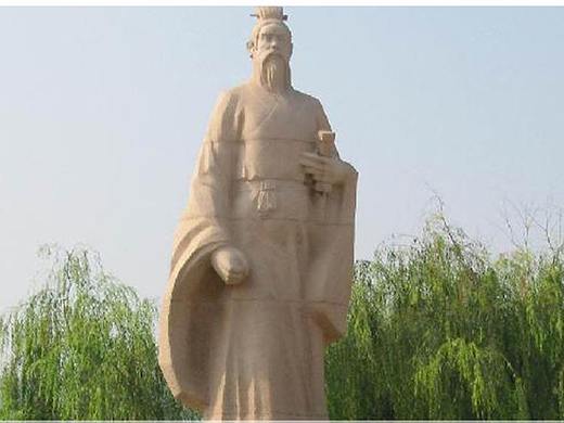 中国春秋时期军事家孙武人物雕像