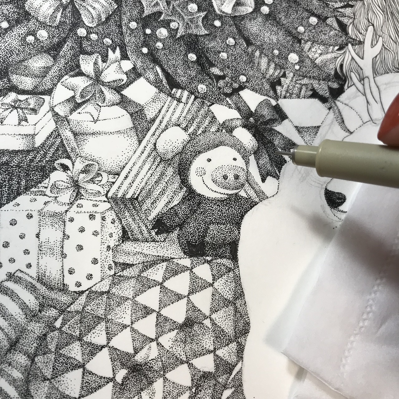 圣诞节（图ZMTUwMTQ1MTE2） - 艺术插画 - 站酷设计师maruirui原创素材 - 站酷ZCOOL