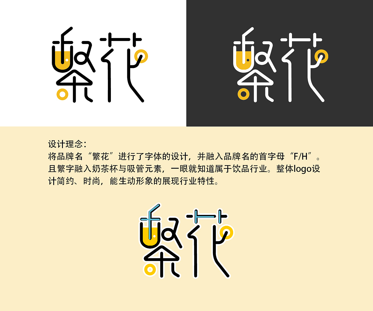 奶茶店LOGO设计（图ZMjA0MDIwNTQ0） - Logo - 站酷设计师松果儿_原创素材 - 站酷ZCOOL