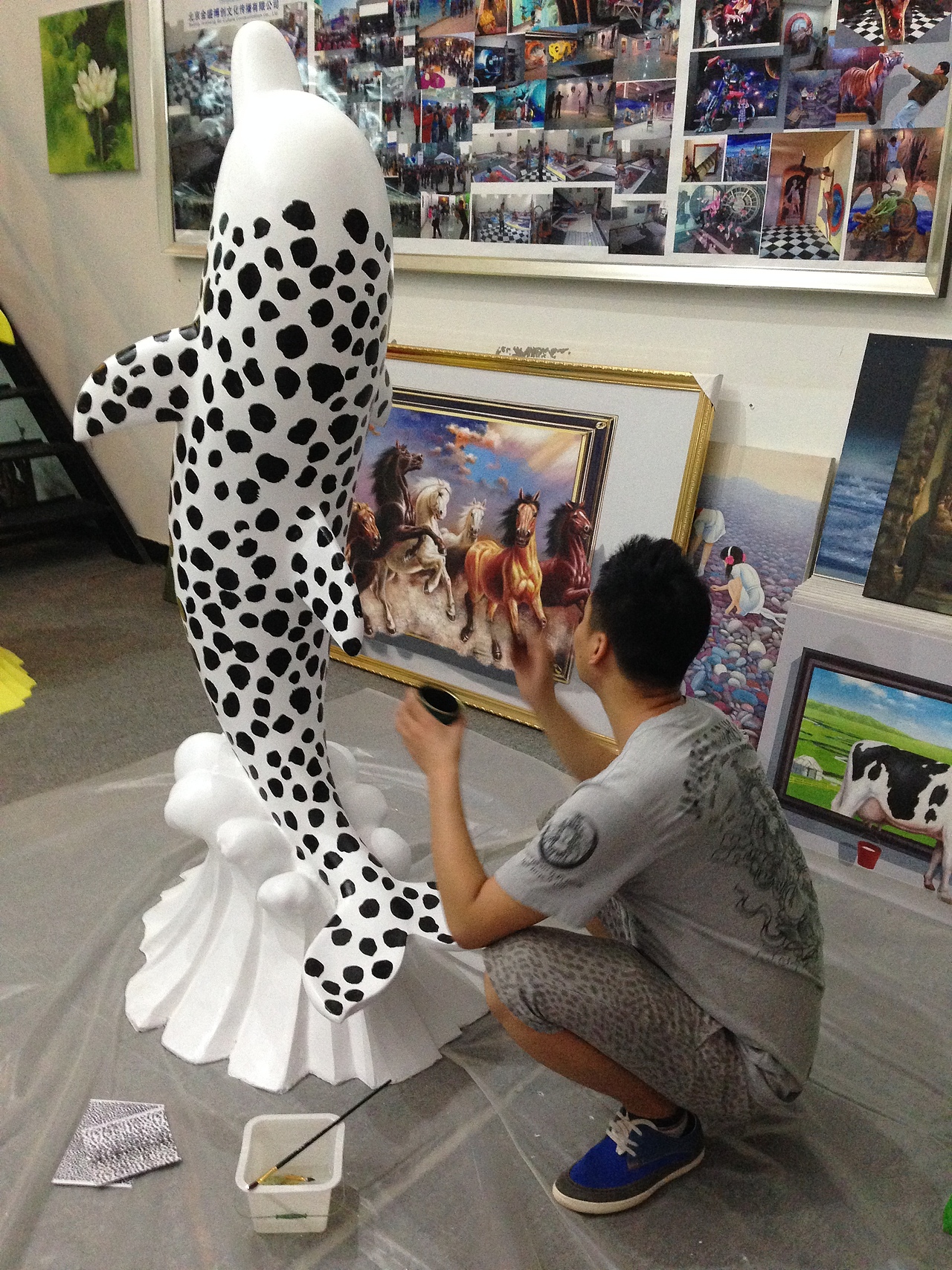 雕塑创意设计 泡沫雕塑 玻璃钢雕塑 城市雕塑 景观雕塑设计规划制作. 北京雕塑团队（图ZMzAzODc0MjQ=） - 雕塑 - 站酷设计师3D艺术馆3D壁画原创素材 - 站酷ZCOOL