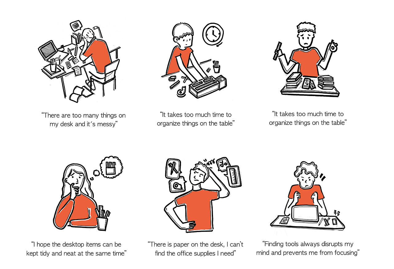 你是否也被杂乱的办公桌所困扰? 模块化办公用品将会是一个解决方案,它将使你的办公桌不再杂乱无章。重新设计的办公用品更加一体化和个性化,让用户可以轻松组织收纳他们的桌面。