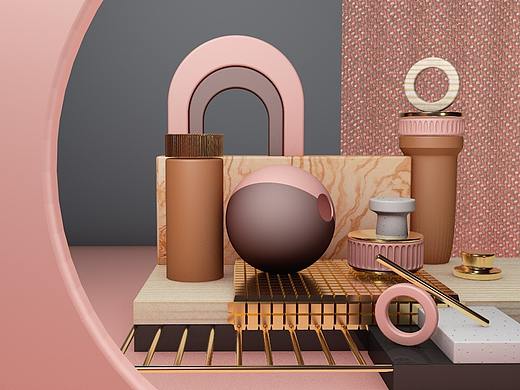 C4D场景搭建习作