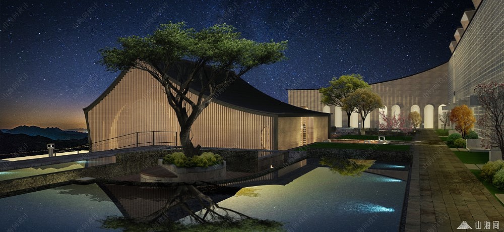 崆峒云顶精品酒店（图ZMTY0NjczNTI4） - 建筑设计 - 站酷设计师山海间设计原创素材 - 站酷ZCOOL