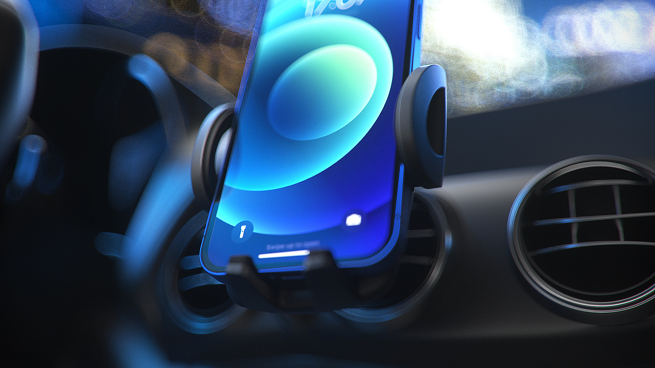 XDesign汽车手机支架动态设计
