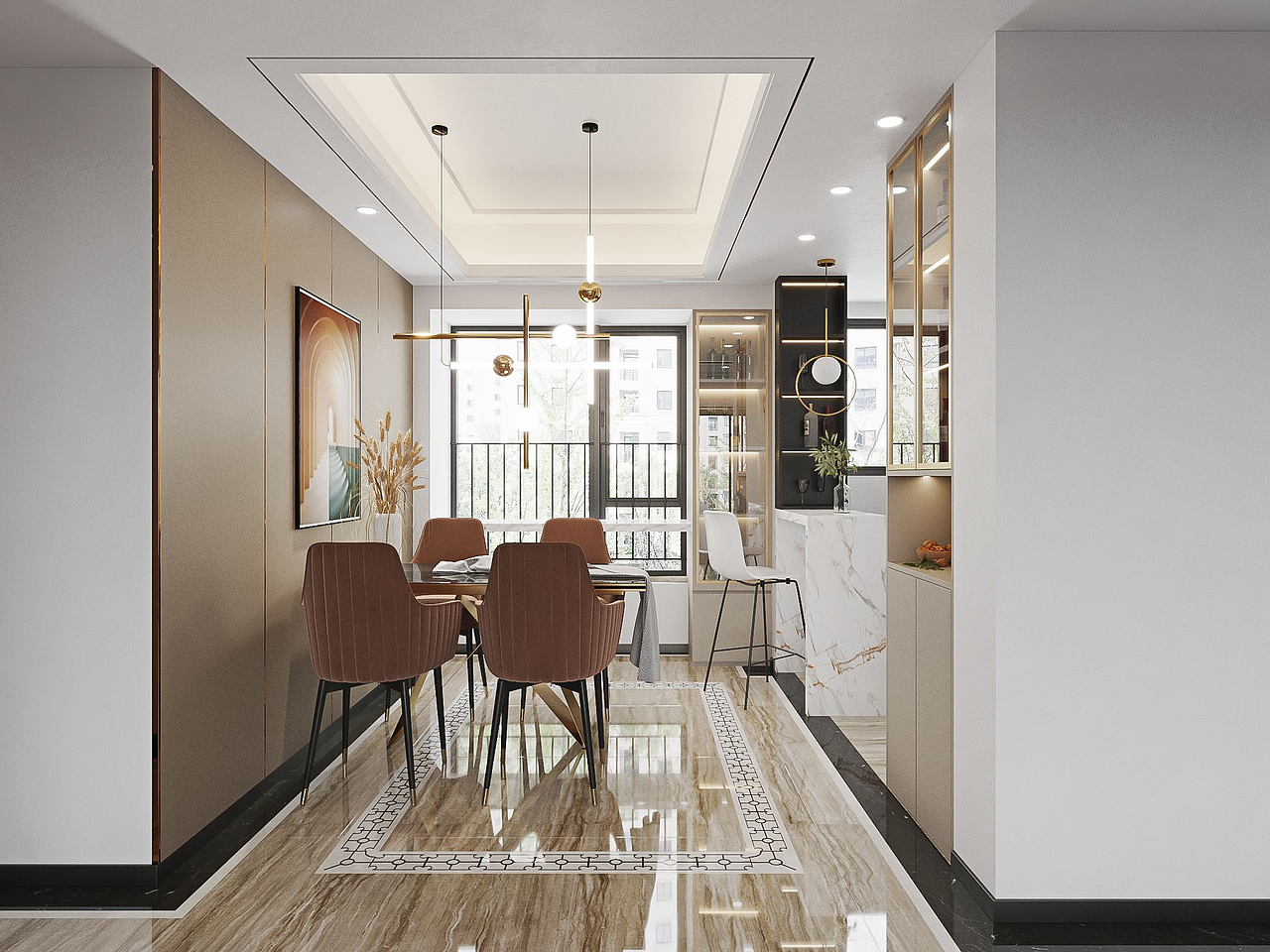 深圳装修：华丰前海湾现代轻奢，打造精致总在细节