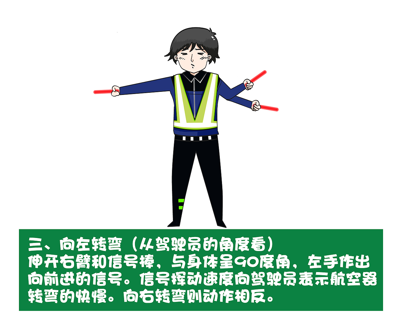 地面指挥员手势信号广场舞（图ZMjUyMzg3OTI=） - 商业插画 - 站酷设计师pengtongtong原创素材 - 站酷ZCOOL