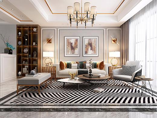 1992-北欧清新客厅