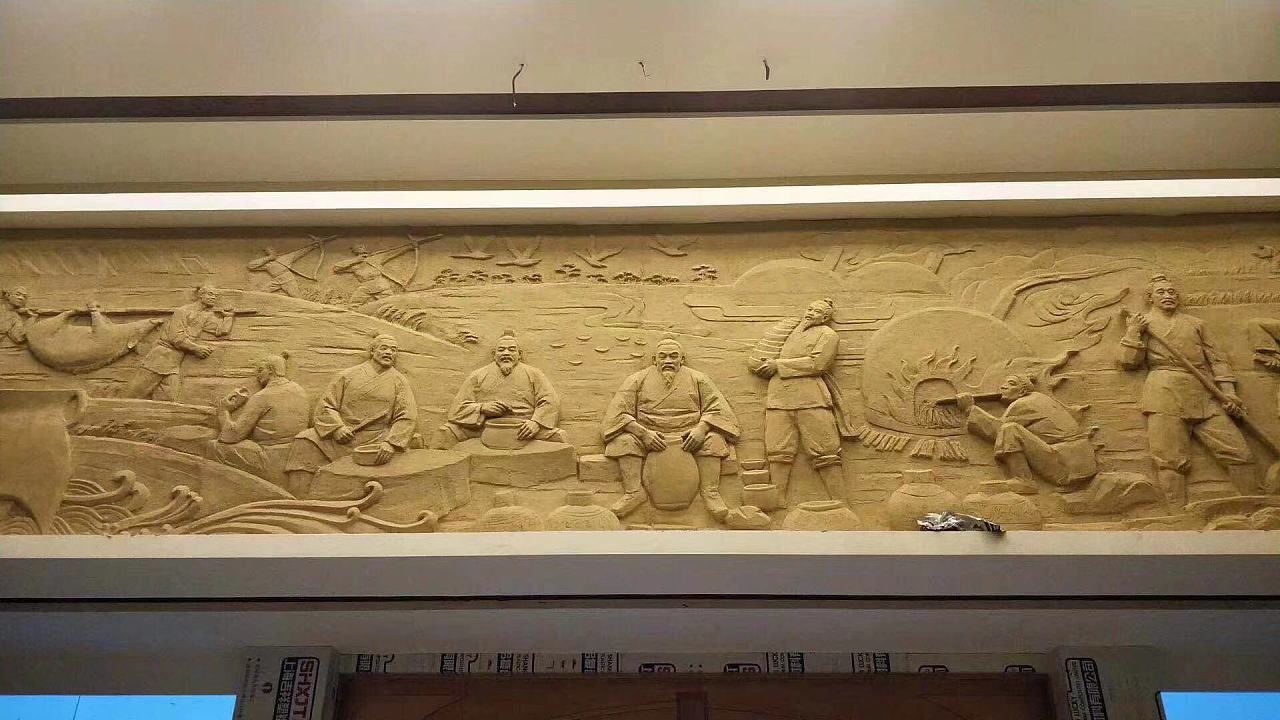 玻璃钢仿砂岩浮雕定制厂家|纯艺术|雕塑|浮雕厂家 - 原创作品 - 站酷