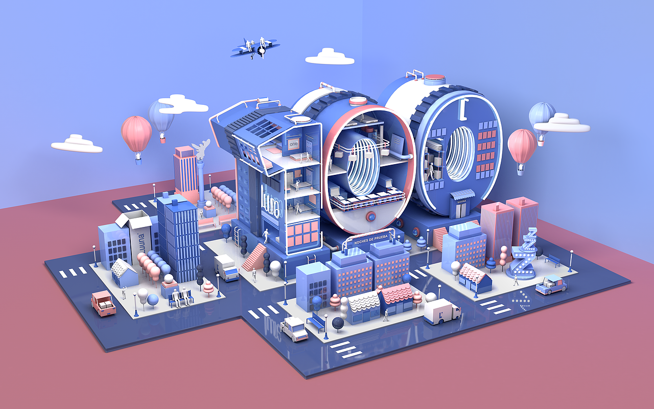 C4d练习作品