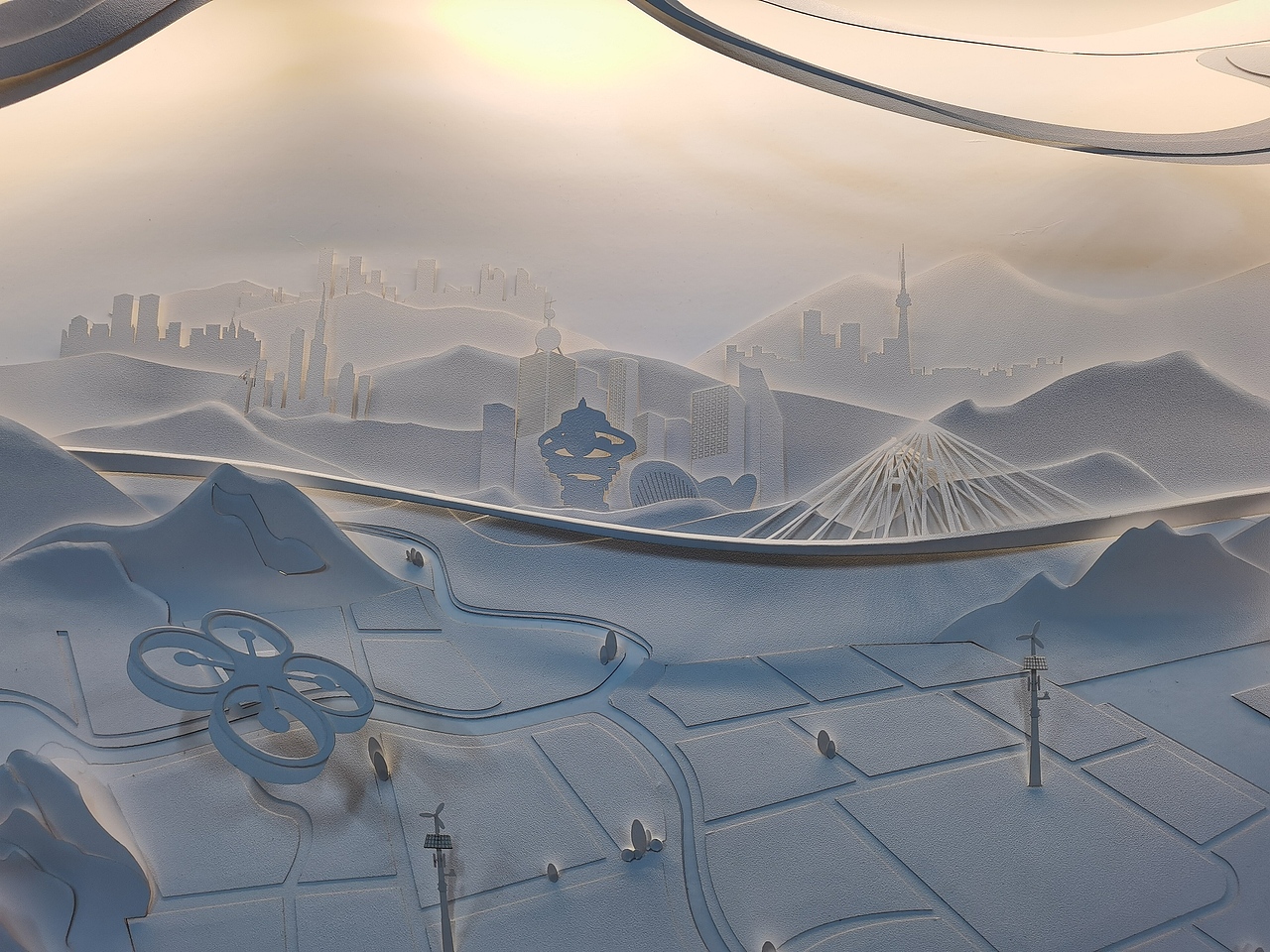 2020迪拜世博会纸雕墙（图ZMjg1MjUxNjg0） - 其他手工艺 - 站酷设计师尹利帅纸艺师原创素材 - 站酷ZCOOL