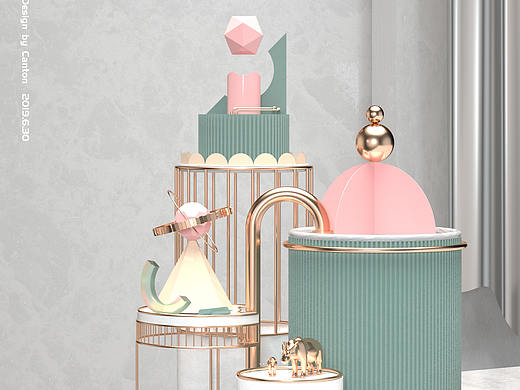 场景建模渲染。