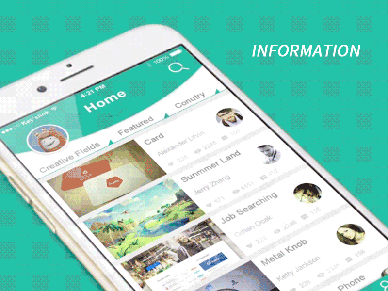 Designer-界面+动效（图ZOTA3MTU4MDA=） - APP界面 - 站酷设计师Kreation原创素材 - 站酷ZCOOL
