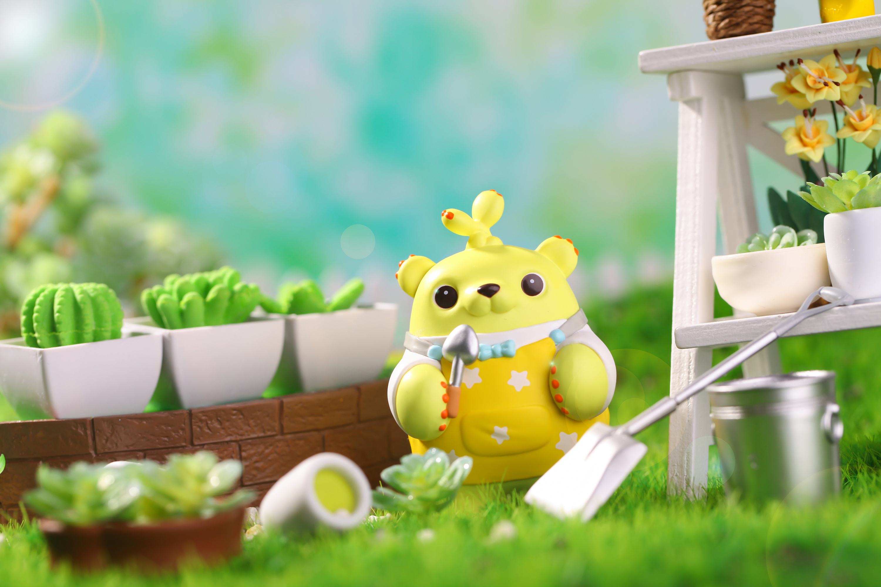 萌芽熊治愈手办