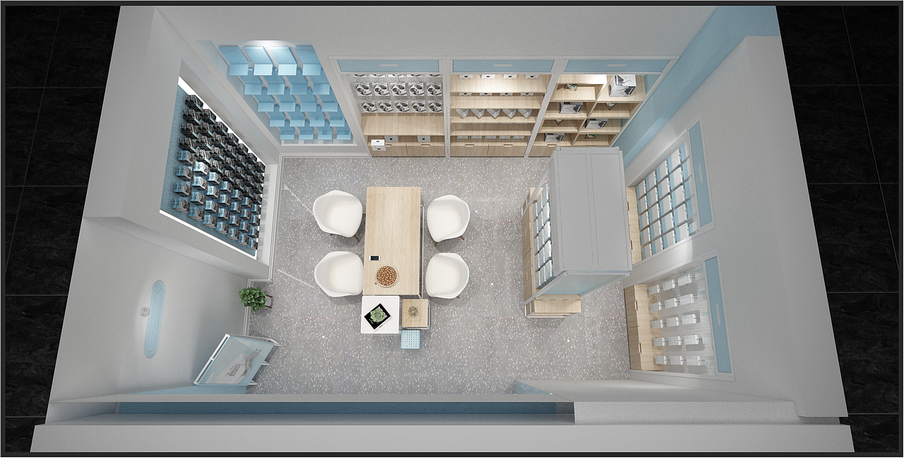 极简之上白色格调精致的饰品店