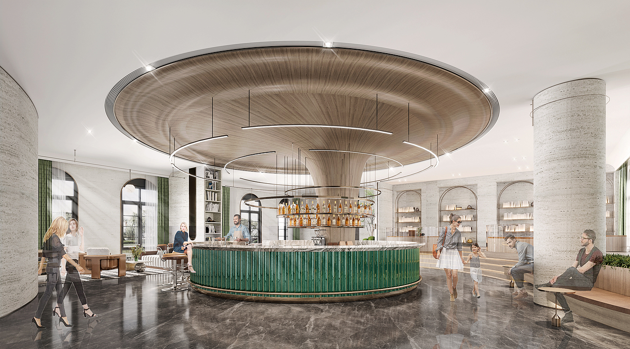 一套现代简单风格售楼处（图ZMjc1NTk0NDk2） - 商业空间设计 - 站酷设计师Renderer原创素材 - 站酷ZCOOL