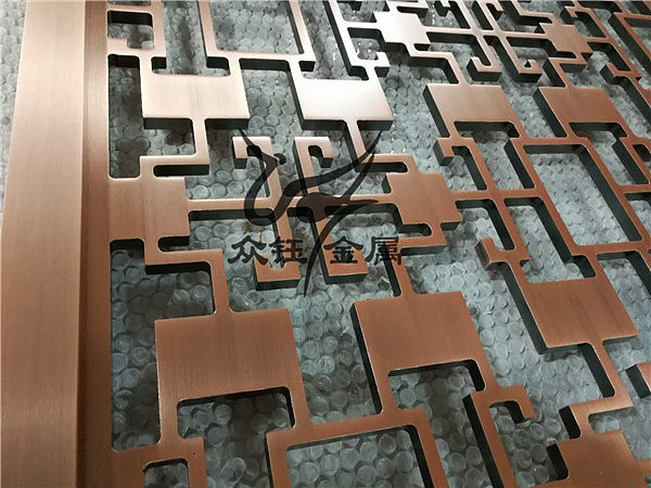 酒店屏风精雕隔断 红古铜屏风 铝板雕刻屏风厂家（图ZMjE2MDYzMjI4） - 家装设计 - 站酷设计师众钰金属原创素材 - 站酷ZCOOL