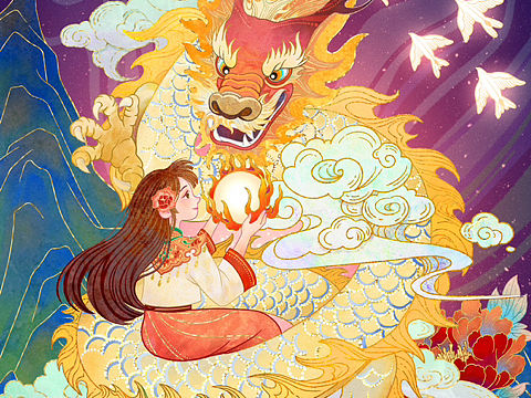 过年参加培训班的比赛（个人主页-ZNjc5MDAxODA=） - 商业插画 - 站酷设计师蜜桃配乌龙原创素材 - 站酷ZCOOL