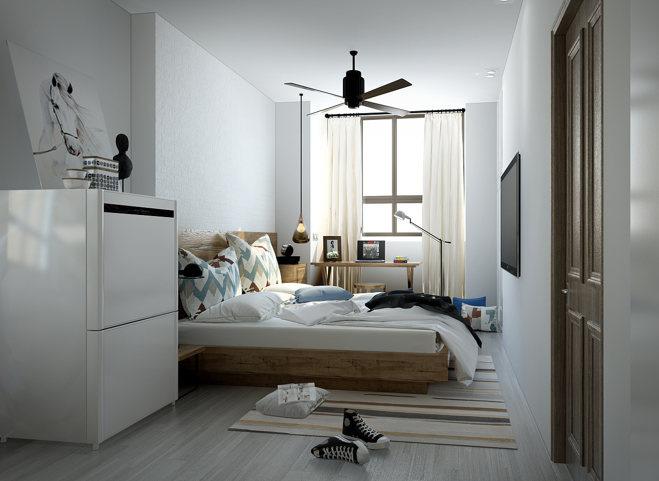 室内设计--现代单身公寓