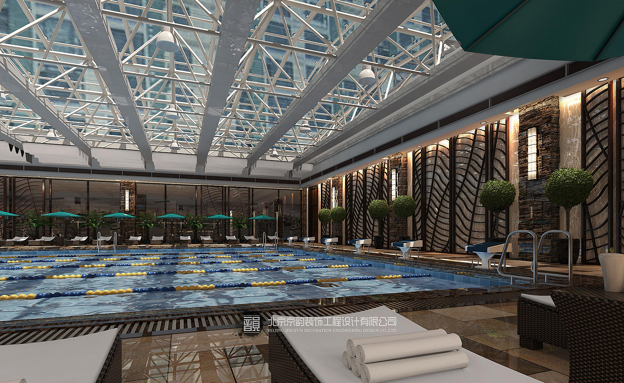 京韵设计-郑韵:鞍山欧陆峰健身会馆