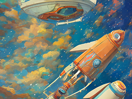 #站酷夢筆#未來世界（個人主頁-ZNjQzOTM5ODg=） - AI作品 - 站酷設計師凌云大妹姑娘原創(chuàng)素材 - 站酷ZCOOL