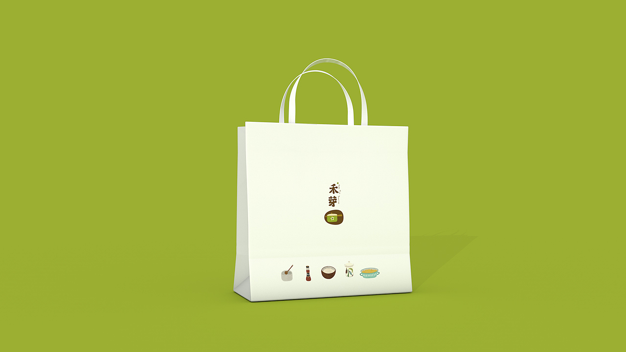 云南《禾芽》月子营养膳食品牌周边产品设计（图ZNTQ5ODk3ODQ=） - 其他平面 - 站酷设计师你好大海品牌设计原创素材 - 站酷ZCOOL