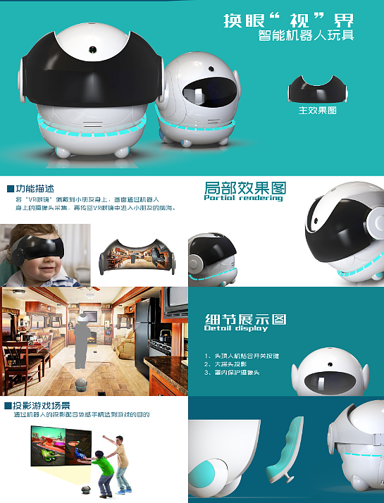 换眼“视”界智能玩具机器人