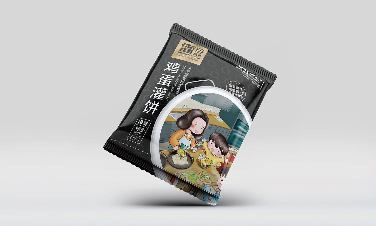 灌旦高手—鸡蛋灌饼|平面|包装|张国瑞_原创作品-站酷zcool