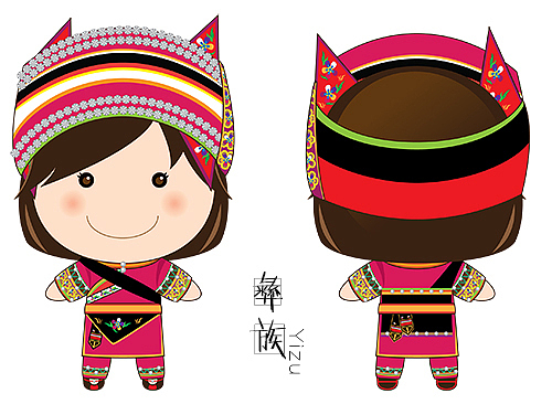 矢量民族娃娃（图ZMTY3MzYzMzU2） - 玩具 - 站酷设计师自由黑洞原创素材 - 站酷ZCOOL