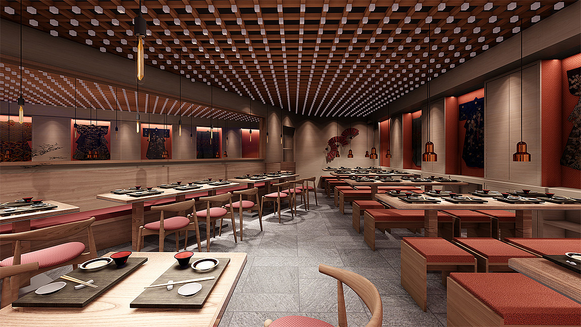 上海舞妓日式居酒屋餐饮装修设计案例赏析|空间|家装设计|集研连锁 - 