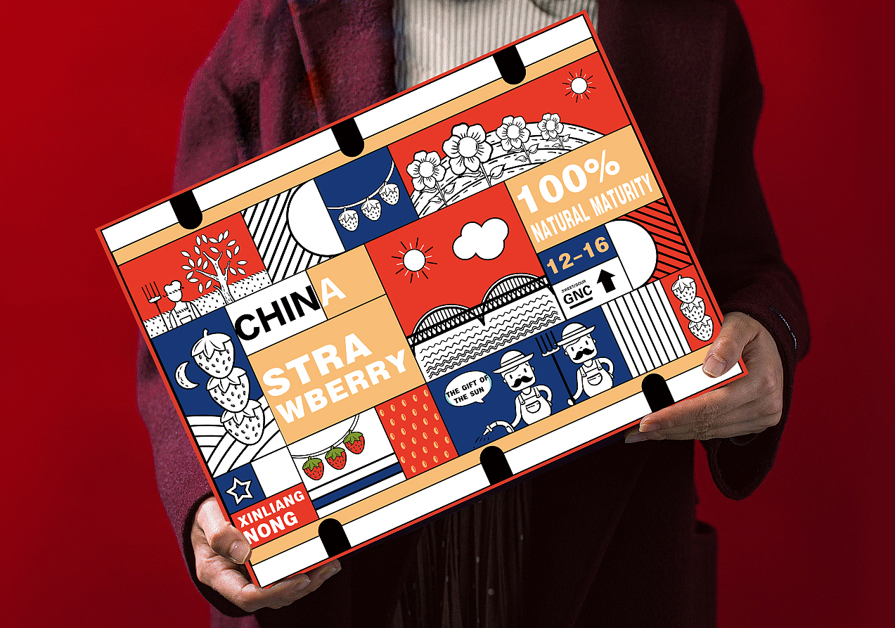 《辛良农草莓礼盒》