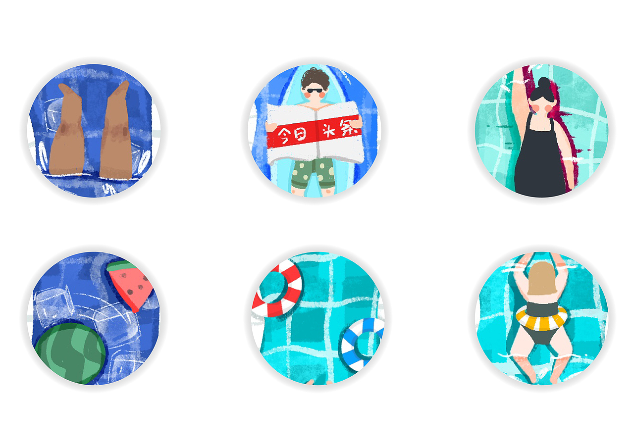 《致夏》（图ZMjIyMzIwMDgw） - 海报 - 站酷设计师一只猴儿原创素材 - 站酷ZCOOL