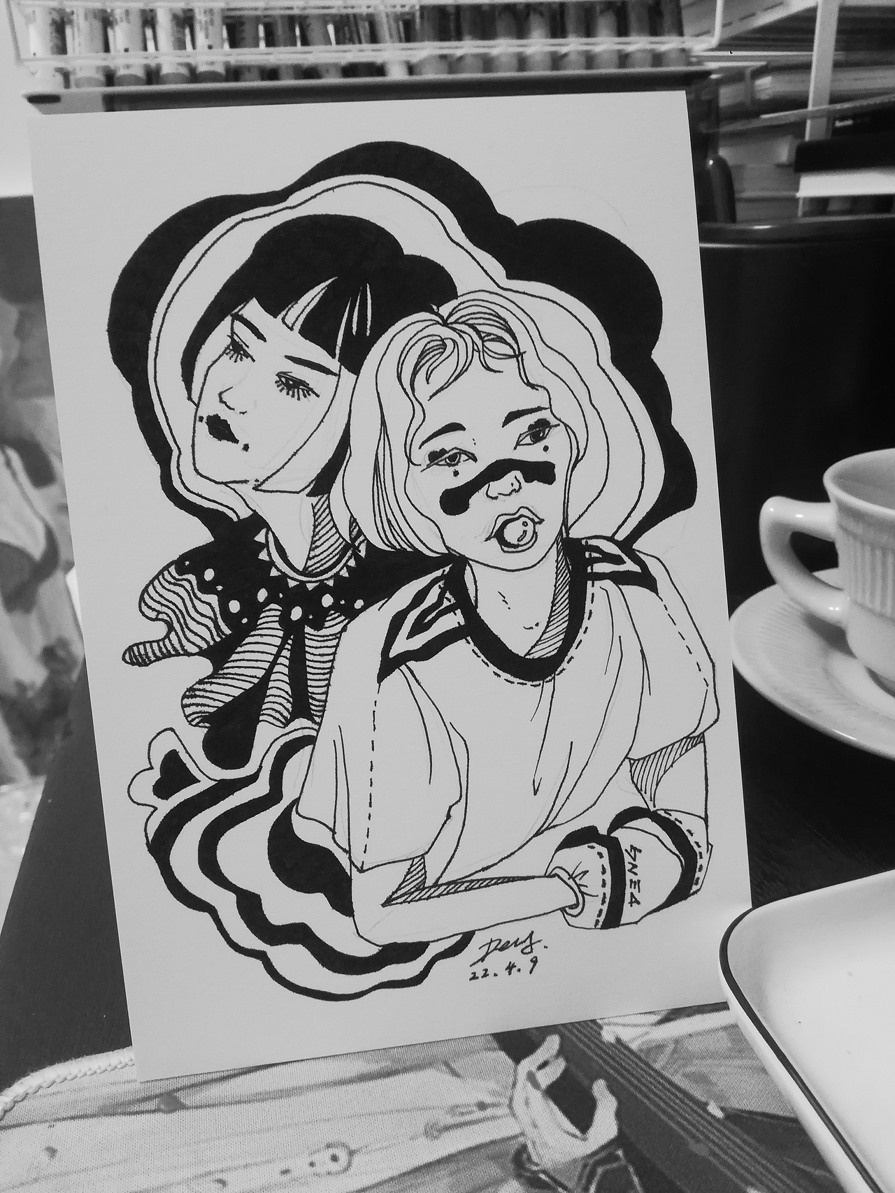 双生（图ZMjk2NDcxOTE2） - 创作习作 - 站酷设计师小DENG_原创素材 - 站酷ZCOOL