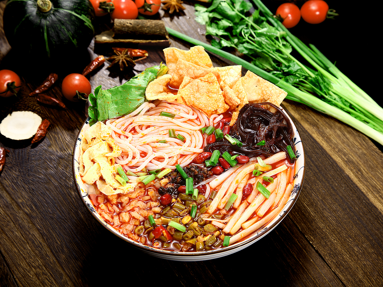 美团饿了么螺狮粉拍摄