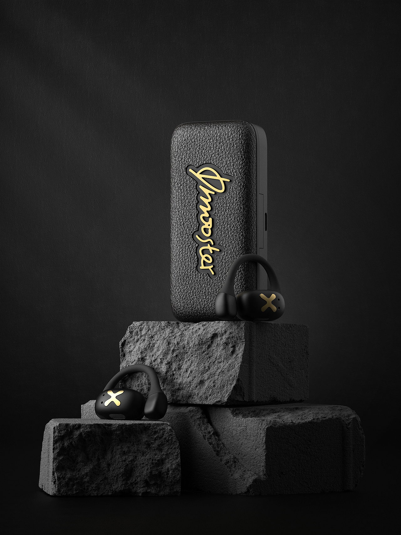 D MOOSTER® | BLACK-BOX 复古开放式蓝牙耳机（图ZMzY5MTMyNjQ4） - 电子产品 - 站酷设计师DMOOSTER原创素材 - 站酷ZCOOL