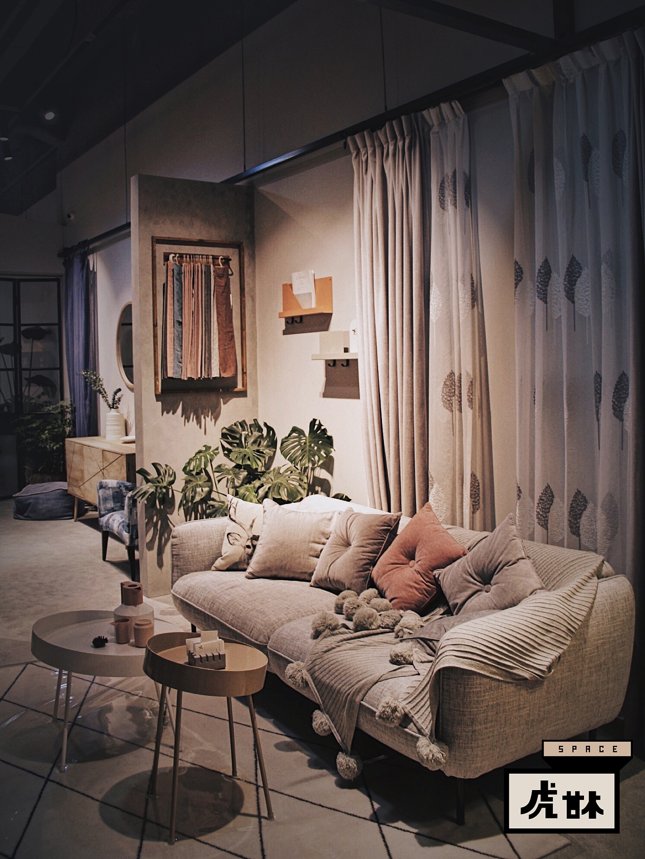 yu studio 布艺软装展厅设计