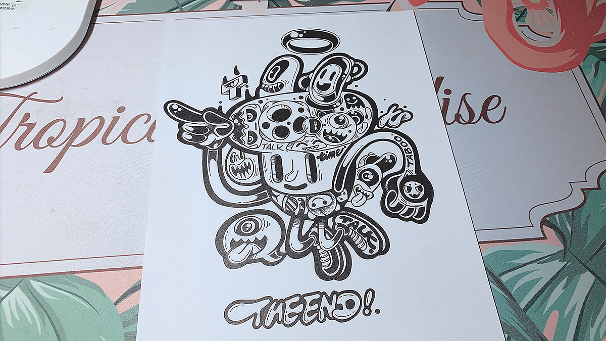 『字母小怪物』手绘稿合辑（图ZMTYzMTE3NDk2） - 创作习作 - 站酷设计师LOKLIAO丶樂原创素材 - 站酷ZCOOL