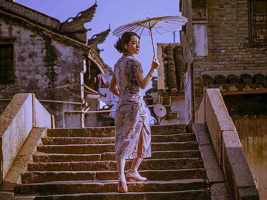 复古人像民国风：老街午后