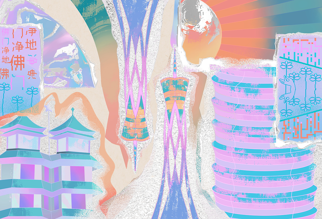 郑州城市插画设计（图ZMjAyNzcwNzU2） - 艺术插画 - 站酷设计师骞游八川原创素材 - 站酷ZCOOL