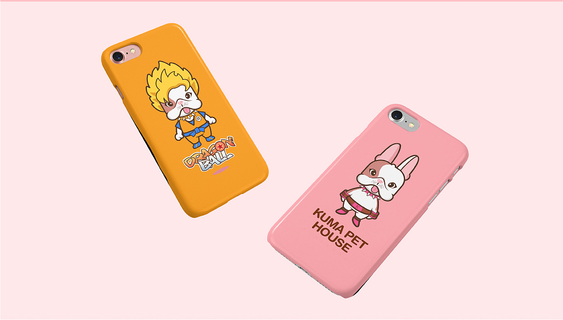 宠物驿站 IP设计 吉祥物 法国斗牛犬狗七龙珠cos