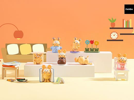 萌趣 ✖ 熊猫视觉PANDAVISION | 潮玩手办拍摄